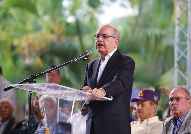 Danilo Medina: “El pueblo va a elegir al PLD, porque es el único partido que sabe gobernar para todos”