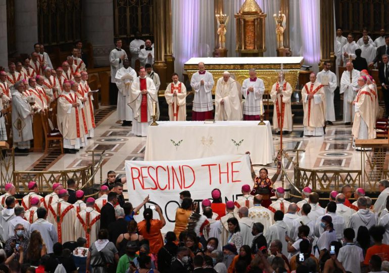El papa celebra misa de reconciliación en santuario más antiguo de Norteamérica