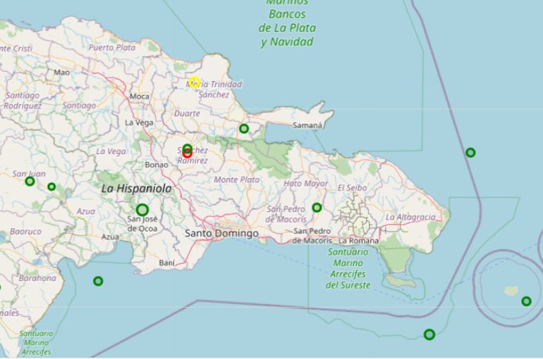 Registran sismo de 4.0 grados próximo a Punta Cana