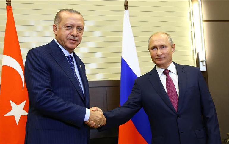 Presidente de Turquía se reunirá con Putin el 5 de agosto