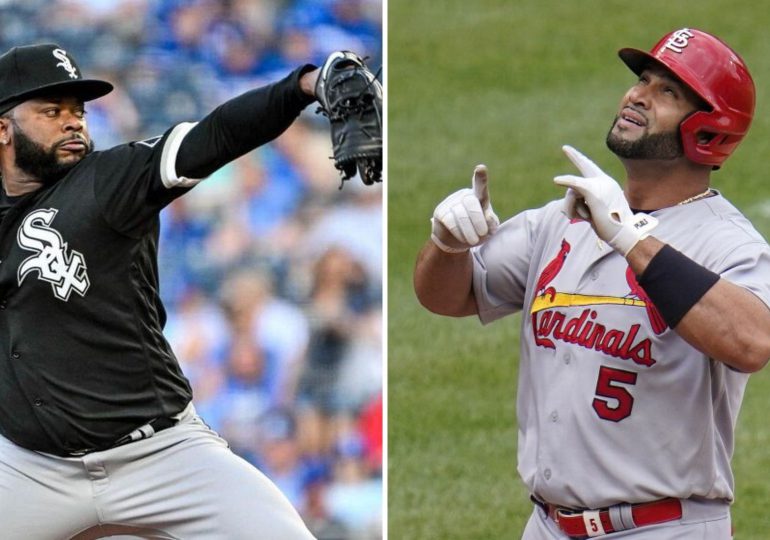 Dominicanos Pujols y Cueto elegidos Jugadores de la Semana en las Grandes Ligas