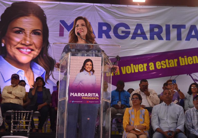 Margarita Cedeño afirma su proyecto presidencial es el único que gana al PRM en el 2024