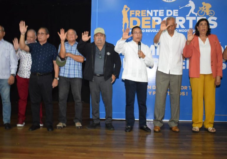 Frente de Deportes del PRM juramenta su estructura en Santo Domingo y el DN
