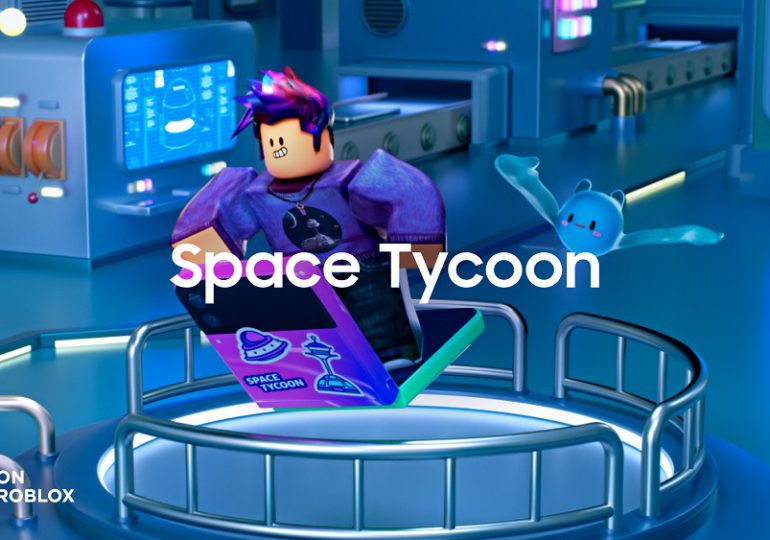Samsung presenta su parque de juegos virtual "Space Tycoon" en Roblox