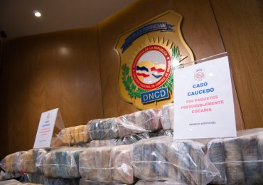 Ocupan 594 paquetes de presunta cocaína en contenedor que sería exportado a Bélgica desde Puerto Caucedo