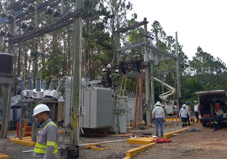 Edenorte intervendrá subestación eléctrica de Jarabacoa
