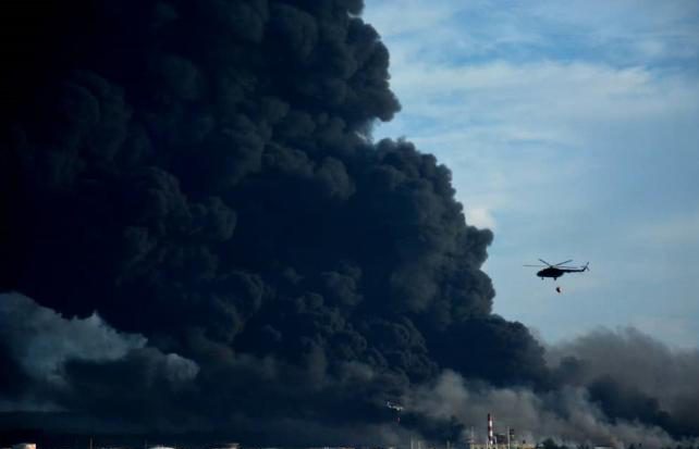 Incendio en Matanzas, Cuba: Un cuarto tanque de petróleo está en llamas