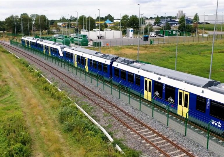 Trenes de hidrógeno con autonomía de 1000 Km disponibles en Alemania