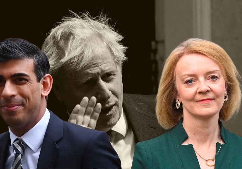 Elegir entre Liz Truss y Rishi Sunak pero pensando en Boris Johnson