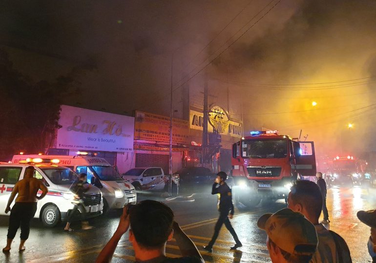 Un incendio en un karaoke de Vietnam deja al menos 32 muertos