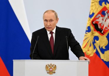 Comienza el discurso de Putin sobre la anexión de cuatro regiones ucranianas