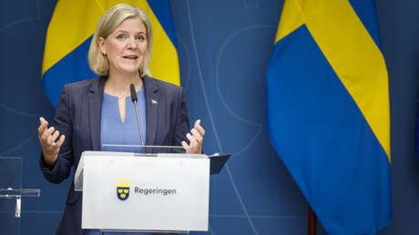 Primera ministra de Suecia presenta dimisión ante el Parlamento
