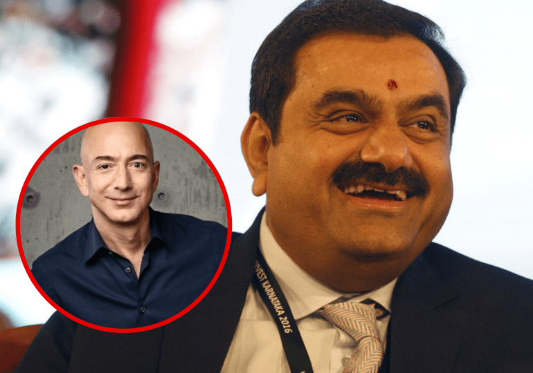 Un magnate indio desplaza a Jeff Bezos al segundo puesto en la lista de los más ricos