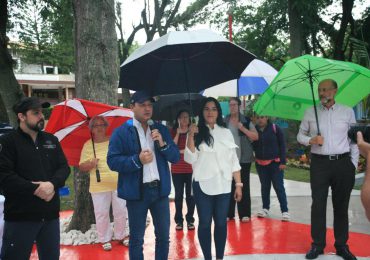 Alcalde Abel Martínez inaugura el nuevo parque Napier Díaz en La Zurza II