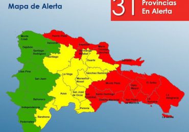Vídeo| COE mantiene alerta Roja para 12 provincias e incrementa a 10 provincias la alerta amarilla por tormenta tropical Fiona