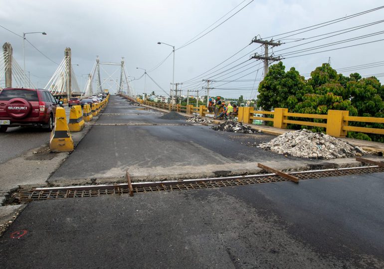 Obras Públicas informa cierre del puente Duarte en horas nocturnas