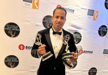 Periodista dominicano Eliecer Marte, galardonado con 4 premios Emmy en Nueva York