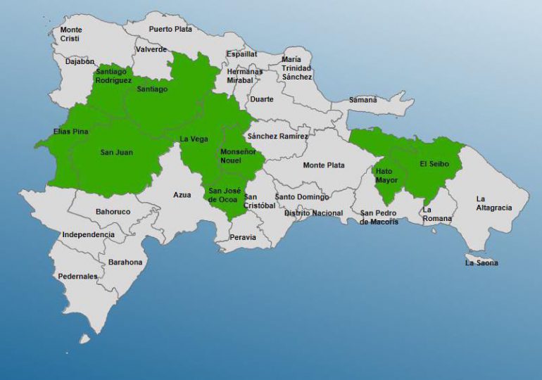 COE mantiene en alerta verde nueve provincias