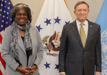 Embajadora EEUU ante Naciones Unidas se reúne con canciller Álvarez para tratar crisis de Haití