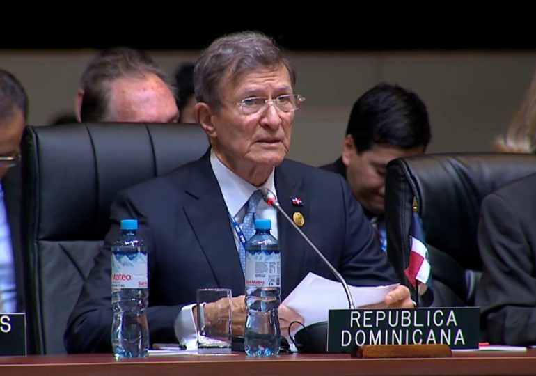 Canciller dominicano en OEA: Se necesita claridad del Gobierno haitiano sobre ayuda que solicita a comunidad internacional