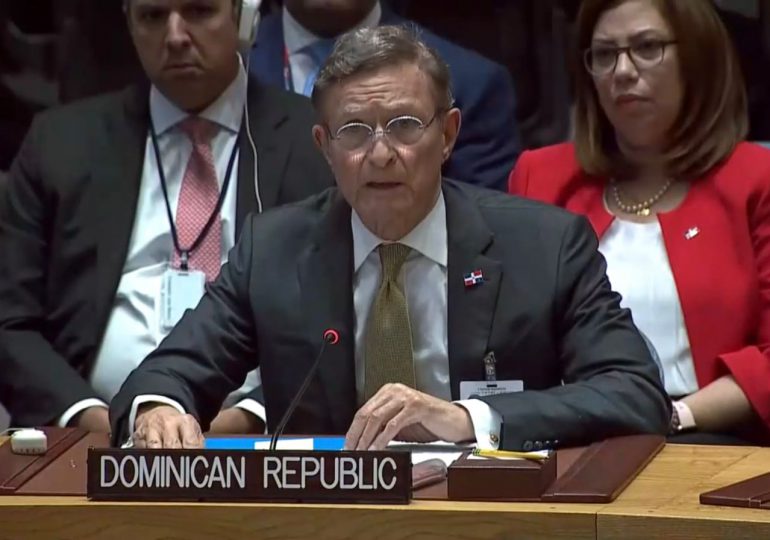 Roberto Álvarez ante Consejo de Seguridad de la ONU: asistencia internacional es urgente en Haití