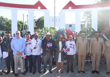 Autoridades realizan acto conmemorativo del 177 aniversario de la Batalla de Beller en Dajabón
