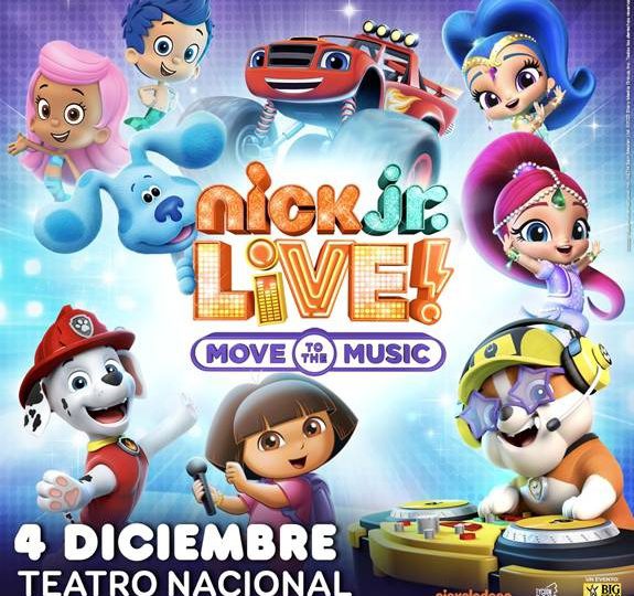 Por primera vez llega a Republica Dominicana el show "Nick Jr. Live!, Baila con ritmo", en un gran espectáculo en el Teatro Nacional