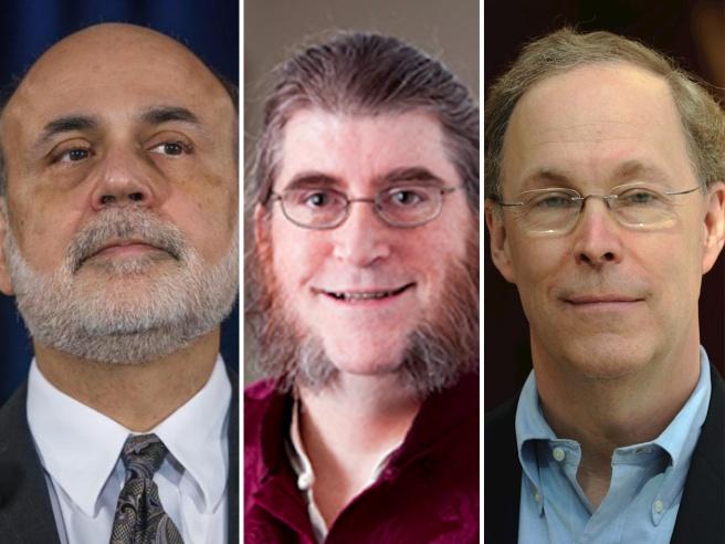 Estadounidenses Ben Bernanke, Douglas Diamond y Philip Dybvig ganan el Nobel de Economía