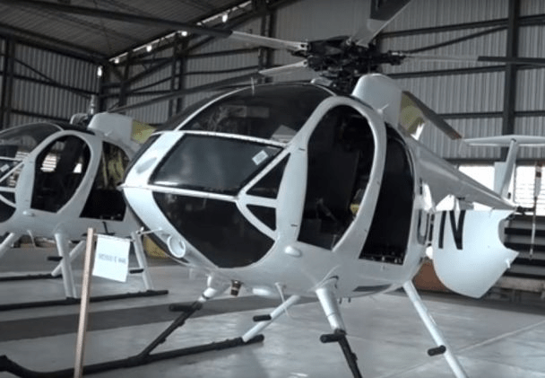 EEUU entrega helicópteros para cascos azules de El Salvador en Mali