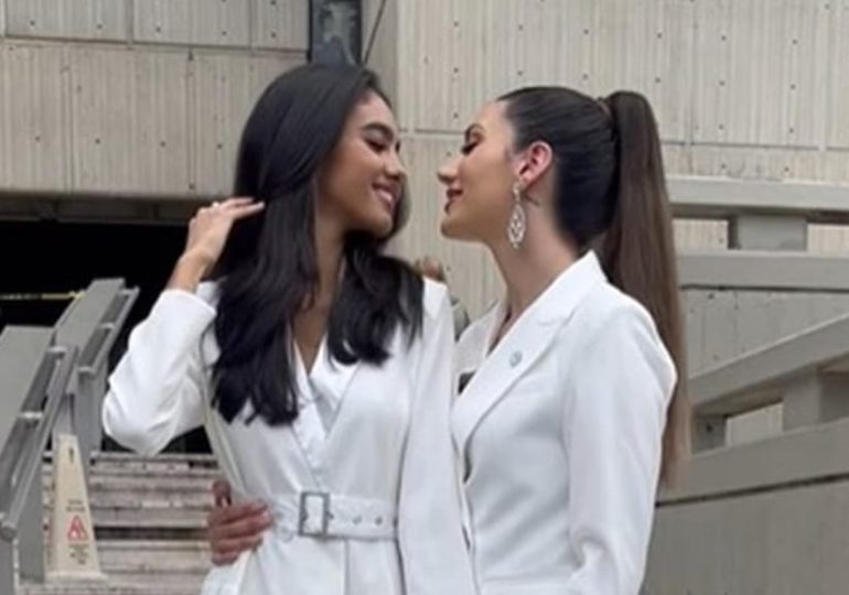 VIDEO| Ex reinas de belleza se casan en Puerto Rico
