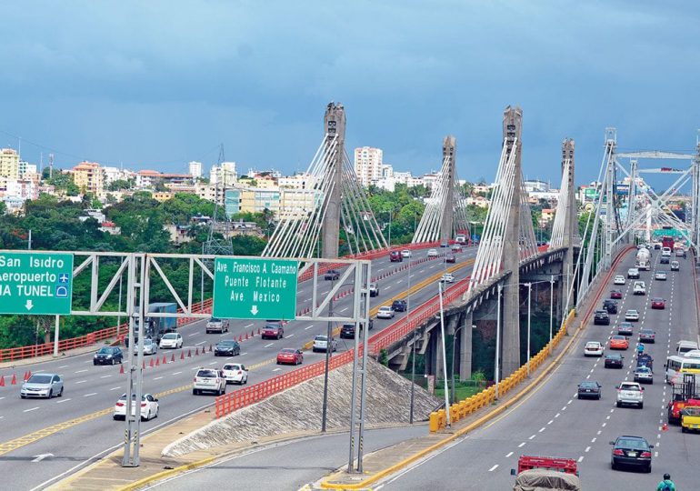 MOPC da toques finales a trabajos de reparación del puente Juan Pablo Duarte