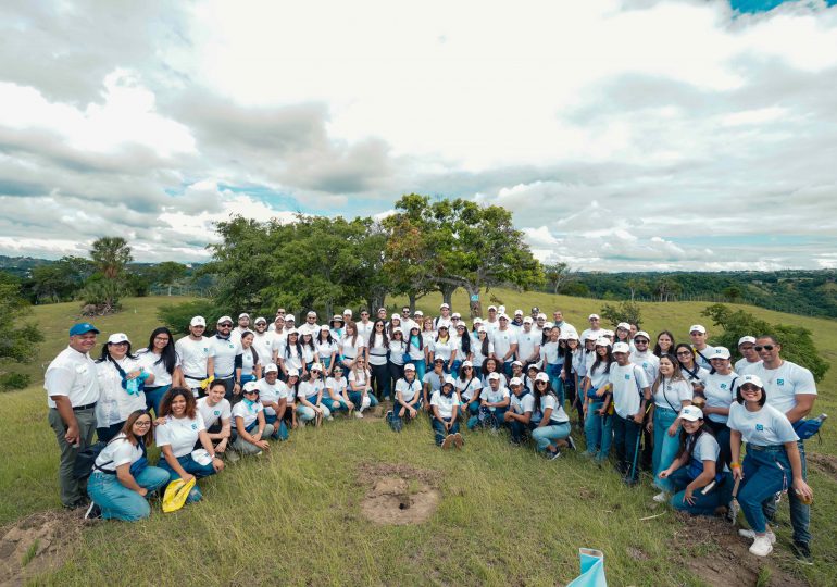 Voluntarios del Popular realizan reforestación en el Plan Sierra