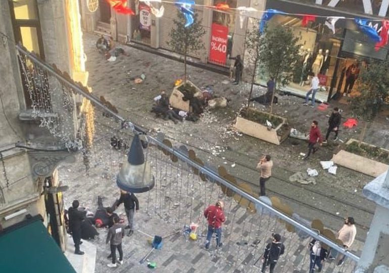 Fuerte explosión en el centro de Estambul, se reportan heridos