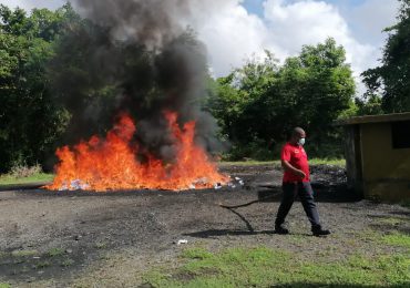 República Dominicana incinera más de 32 toneladas de drogas en lo que va de año