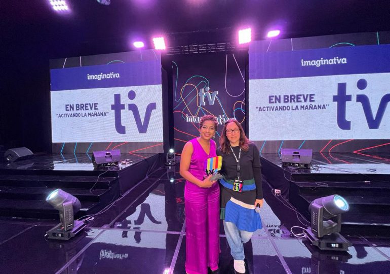Periodista recibe reconocimiento durante la cuarta edición de“Imaginativa, la semana de la televisión dominicana”