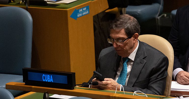Cuba pide a la Asamblea General de la ONU que ponga fin al embargo de EEUU