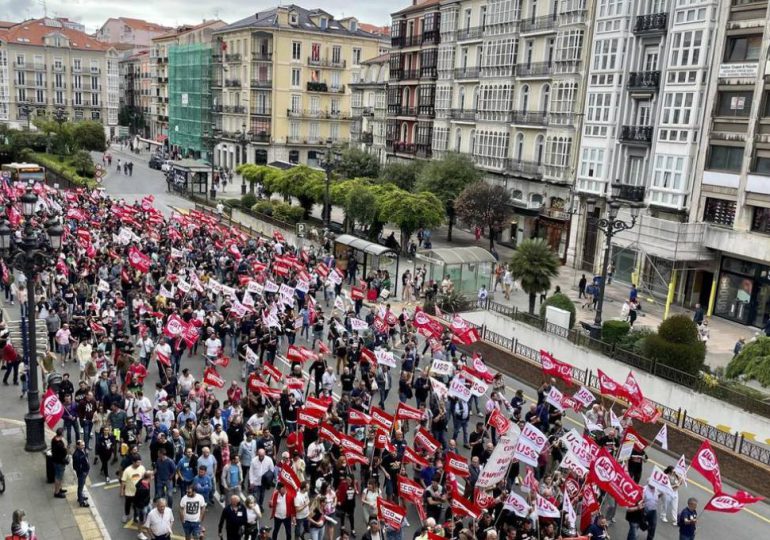 Realizan huelgas y movilización sindical en Europa por aumento del costo de vida