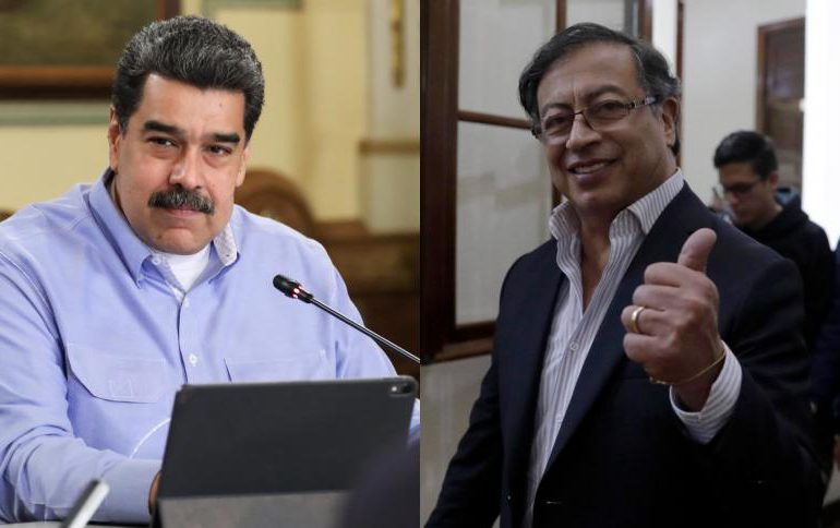 Maduro recibe a Petro en primera reunión tras reanudación de relaciones Colombia-Venezuela