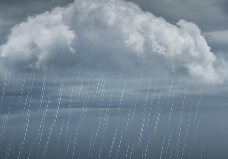 Cielo con nubes dispersas y aguaceros en varios puntos del país