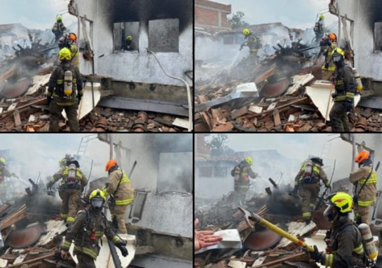 Ocho muertos deja accidente de avioneta en ciudad colombiana de Medellín