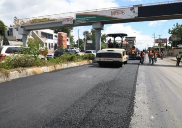 Obras Públicas realiza intervención de la autopista Duarte desde el Km 9 hasta hasta Montecristi