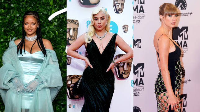 Rihanna, Taylor Swift y Lady Gaga nominadas en los Globos de Oro