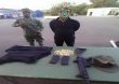 <em>Policía Nacional ocupa un fusil semiautomático durante operativo en Azua</em>