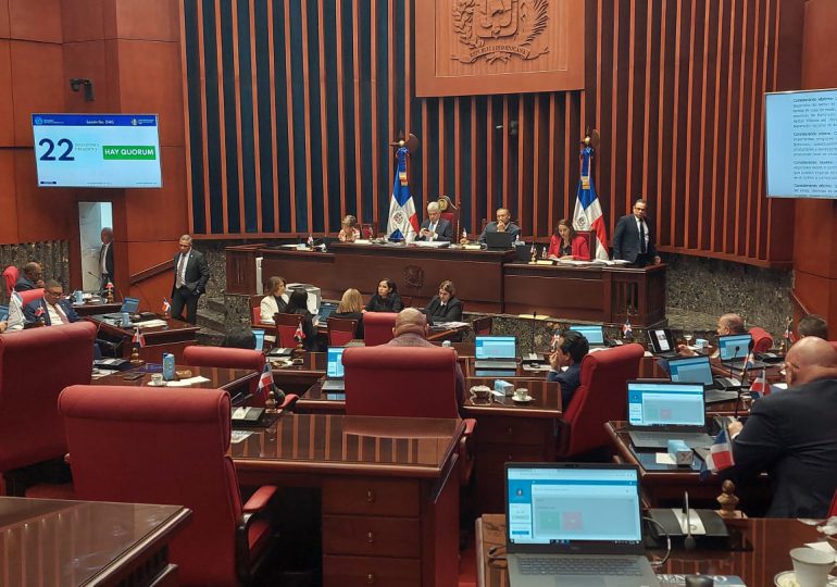 Senadores aprueban en primera lectura Proyecto de Ley de Presupuesto General del Estado para el 2023