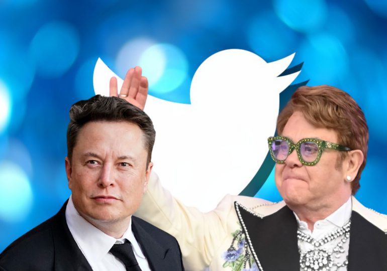 Elton John decide abandonar Twitter por cambio de política y Elon Musk le responde