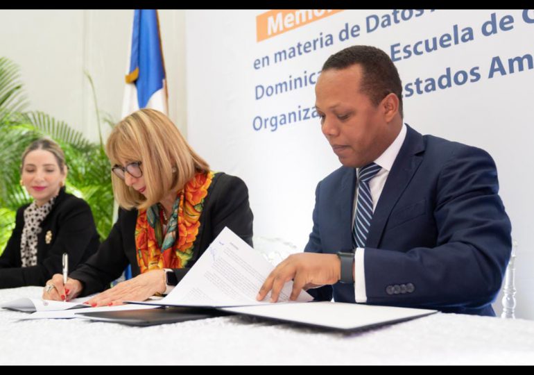<strong>Edesur Dominicana y la OEA firman memorando de entendimiento en materia de datos abiertos</strong>