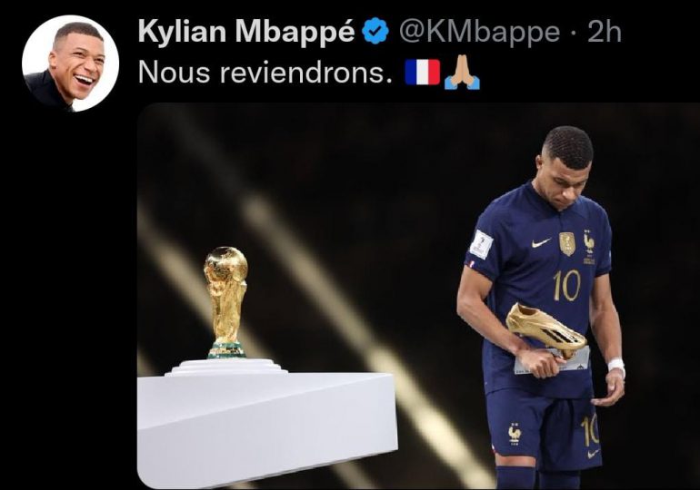Kylian Mbappé advierte "volveremos"; el jugador fue el ganador de la Bota de Oro