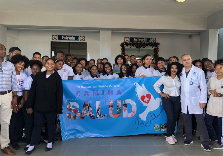 Hospital Vinicio Calventi realiza caminata “Por Tú Salud”