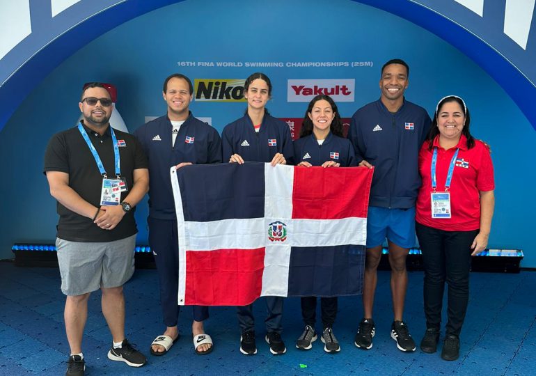 Nadadores dominicanos ponen bandera en alto en Campeonato Mundial, celebrado en Australia