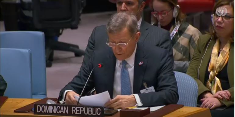 RD en Consejo de Seguridad ONU pide fuerza multinacional para apoyar Policía haitiana